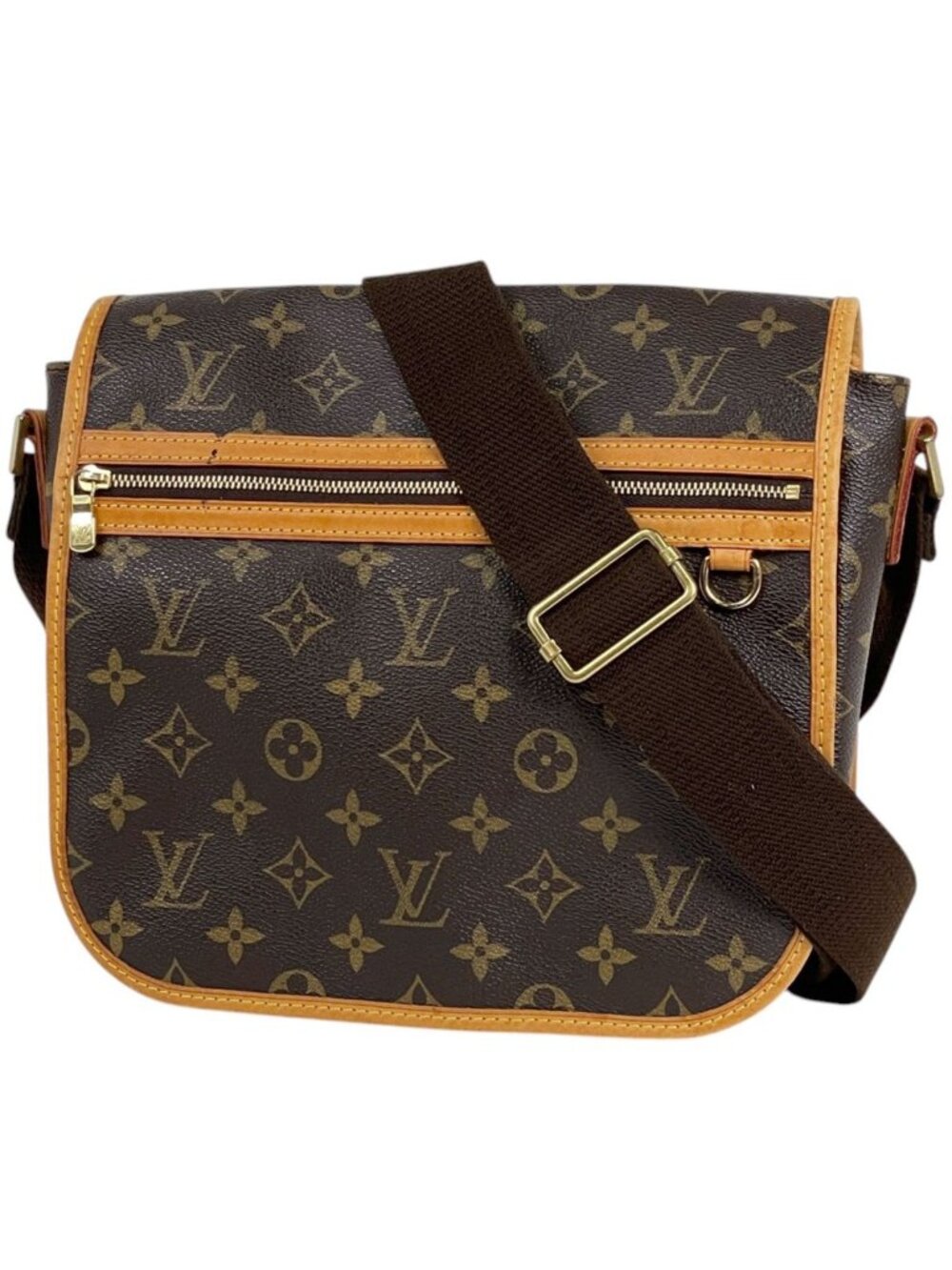 Louis Vuitton Messenger PM Bosphere Shoulder Bag Monogram Brown